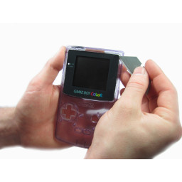Замена крышки цветного экрана Game Boy